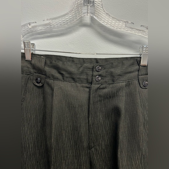 Vintage pleated black pants by preview size 6 - Picture 3 of 10